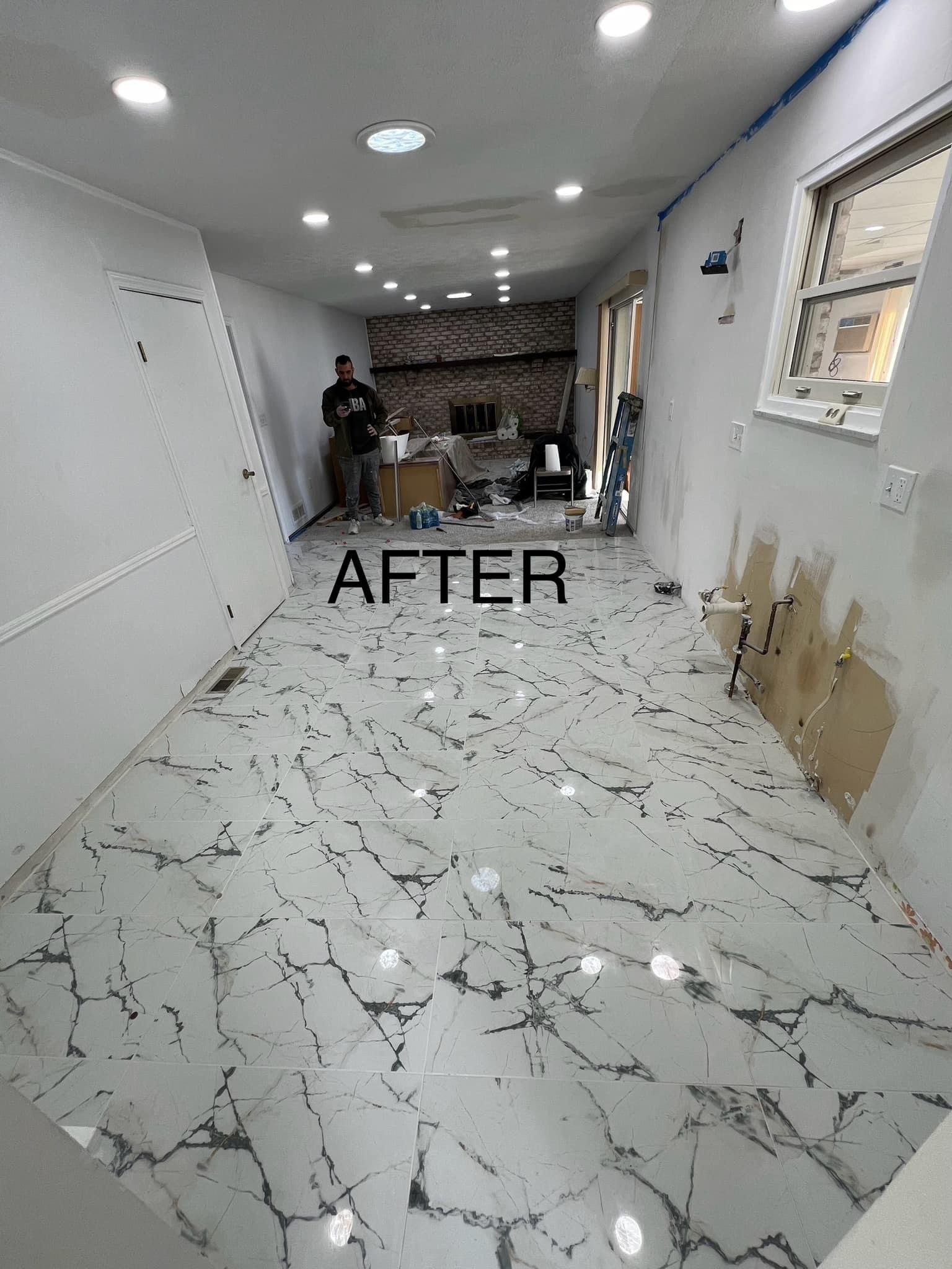 Finished floor after | The Bearded Contractor